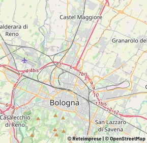 Mappa 40128 Bologna BO, Italia (4.00273)