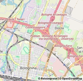 Mappa 40128 Bologna BO, Italia (0.999)