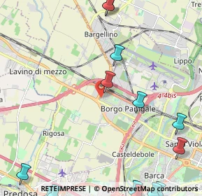 Mappa Via Nino Bixio, 40132 Bologna BO, Italia (3.828)