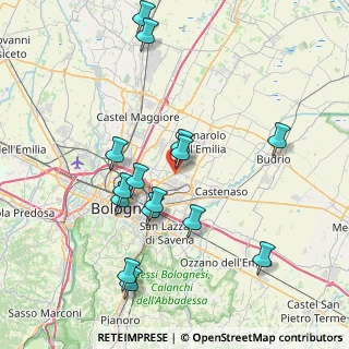 Mappa Via Quarto di Sopra, 40127 Bologna BO, Italia (8.068)