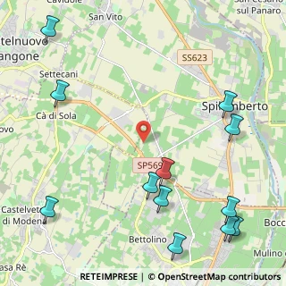 Mappa Via Lugazzo, 41057 Spilamberto MO, Italia (3.065)