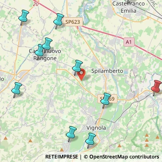 Mappa Via Lugazzo, 41057 Spilamberto MO, Italia (6.26091)