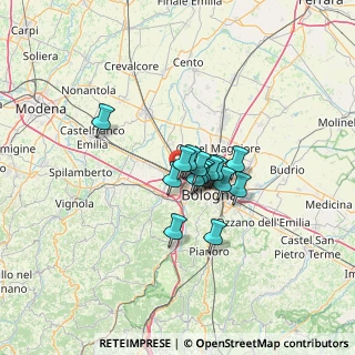 Mappa Via del Carroccio, 40132 Bologna BO, Italia (7.80533)