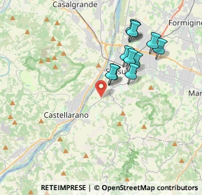 Mappa SP19, 41049 Sassuolo MO, Italia (3.46818)