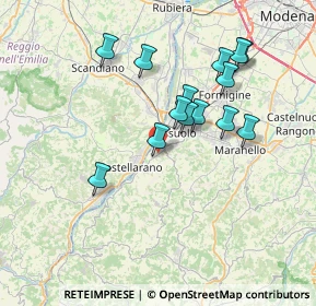 Mappa SP19, 41049 Sassuolo MO, Italia (6.74929)