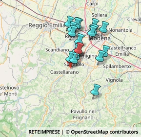 Mappa SP19, 41049 Sassuolo MO, Italia (11.043)