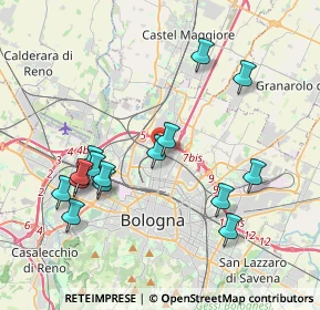 Mappa Via Bassanelli, 40129 Bologna BO, Italia (4.06333)