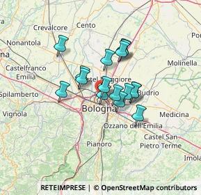 Mappa Via Bassanelli, 40129 Bologna BO, Italia (9.27375)