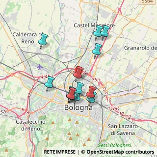 Mappa Villa Erbosa Clinica Accreditata, 40129 Bologna BO, Italia (3.20357)