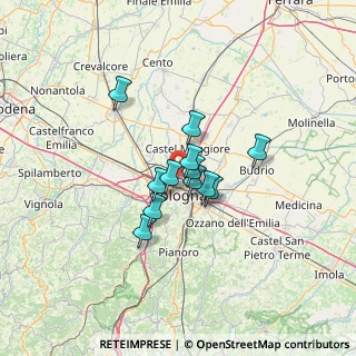 Mappa Villa Erbosa Clinica Accreditata, 40129 Bologna BO, Italia (8.4925)