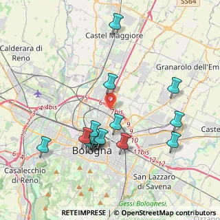 Mappa Via della Manifattura, 40128 Bologna BO, Italia (4.03533)