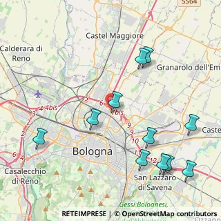 Mappa Via della Manifattura, 40128 Bologna BO, Italia (4.95455)