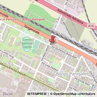 Mappa Via Domenico Biancolelli,  34, 40132 Bologna, Bologna (Emilia Romagna)