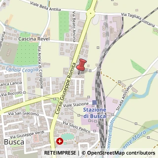 Mappa Via pontechianale 4, 12022 Busca, Cuneo (Piemonte)