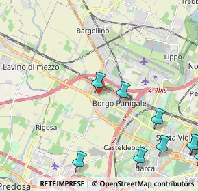 Mappa Via Calatafimi, 40132 Bologna BO, Italia (3.36083)