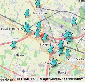 Mappa Via Calatafimi, 40132 Bologna BO, Italia (2.0675)