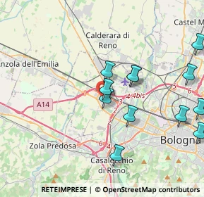Mappa Via Calatafimi, 40132 Bologna BO, Italia (4.88929)