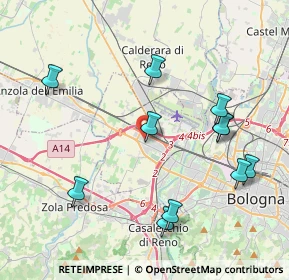 Mappa Via Calatafimi, 40132 Bologna BO, Italia (4.40091)