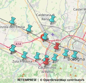 Mappa Via Calatafimi, 40132 Bologna BO, Italia (4.47929)