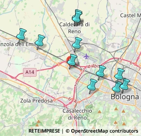 Mappa Via Calatafimi, 40132 Bologna BO, Italia (4.3025)