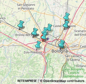 Mappa Via Calatafimi, 40132 Bologna BO, Italia (6.06769)