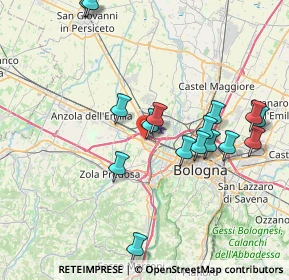 Mappa Via Calatafimi, 40132 Bologna BO, Italia (8.03813)