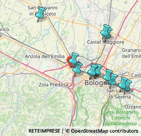 Mappa Via Calatafimi, 40132 Bologna BO, Italia (7.89)