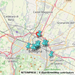 Mappa Via Francesco Primaticcio, 40128 Bologna BO, Italia (2.98182)