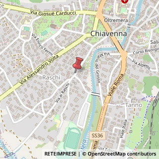 Mappa Via dei Raschi, 21, 23022 Chiavenna, Sondrio (Lombardia)