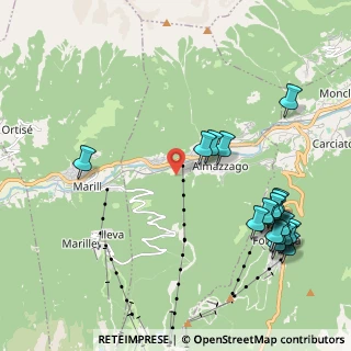 Mappa 38020 Commezzadura TN, Italia (2.5145)