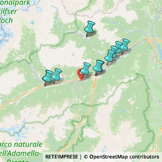 Mappa 38020 Commezzadura TN, Italia (6.54833)
