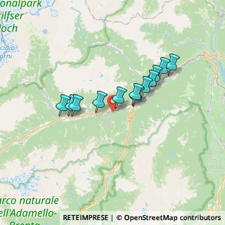 Mappa 38020 Commezzadura TN, Italia (5.55667)