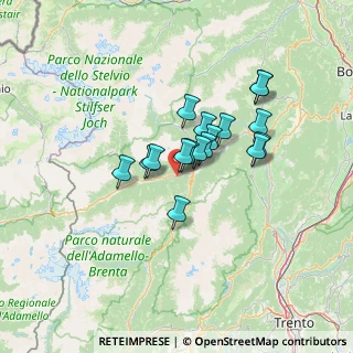 Mappa 38020 Commezzadura TN, Italia (9.50353)