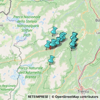 Mappa 38020 Commezzadura TN, Italia (10.4585)