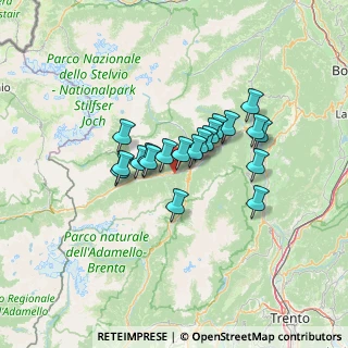 Mappa 38020 Commezzadura TN, Italia (9.4575)