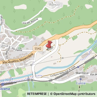 Mappa Via Cesare Fasoglio, 31, 38020 Mezzana, Trento (Trentino-Alto Adige)