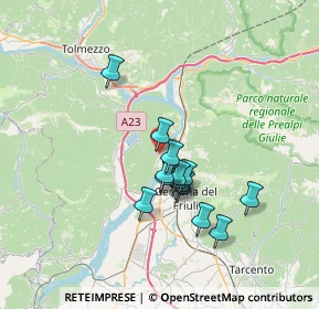 Mappa Via Canada, 33010 Bordano UD, Italia (5.47429)