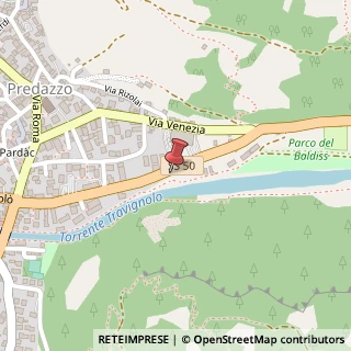 Mappa Via G. Marconi, 55, 38037 Predazzo, Trento (Trentino-Alto Adige)