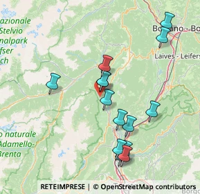 Mappa Piazza Dante, 38010 Terres TN, Italia (14.855)