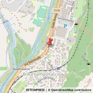 Mappa via Nazionale 11, 23020 Prata Camportaccio SO, Italia, 23020 Prata Camportaccio, Sondrio (Lombardia)