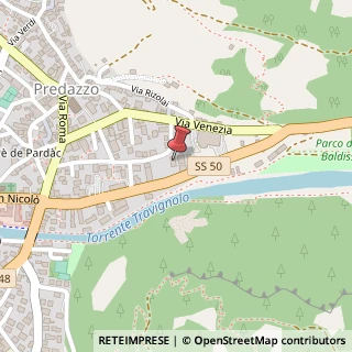 Mappa Via degli Alpini, 32, 38037 Predazzo, Trento (Trentino-Alto Adige)