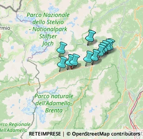 Mappa 38020 Pellizzano TN, Italia (9.03333)