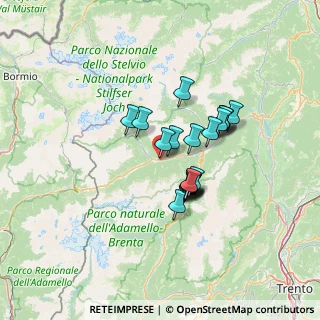 Mappa Via Baschenis, 38020 Pellizzano TN, Italia (9.864)