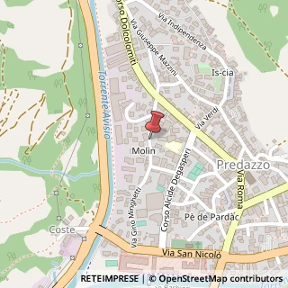Mappa Strada Bassa de Maj, 279, 38037 Predazzo, Trento (Trentino-Alto Adige)