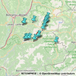 Mappa 38037 Predazzo TN, Italia (11.236)
