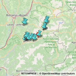 Mappa Via del Travai, 38037 Predazzo TN, Italia (10.23263)