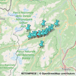 Mappa 38020 Mezzana TN, Italia (8.02385)