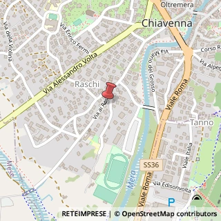 Mappa Via Raschi, 50, 23022 Chiavenna, Sondrio (Lombardia)