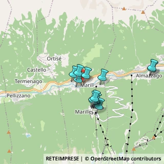 Mappa Via per Marilleva, 38020 Mezzana TN, Italia (1.40333)