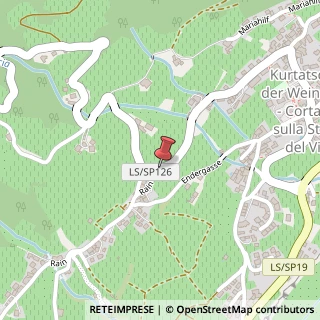 Mappa Localita' rain 28, 39040 Cortaccia sulla Strada del Vino, Bolzano (Trentino-Alto Adige)